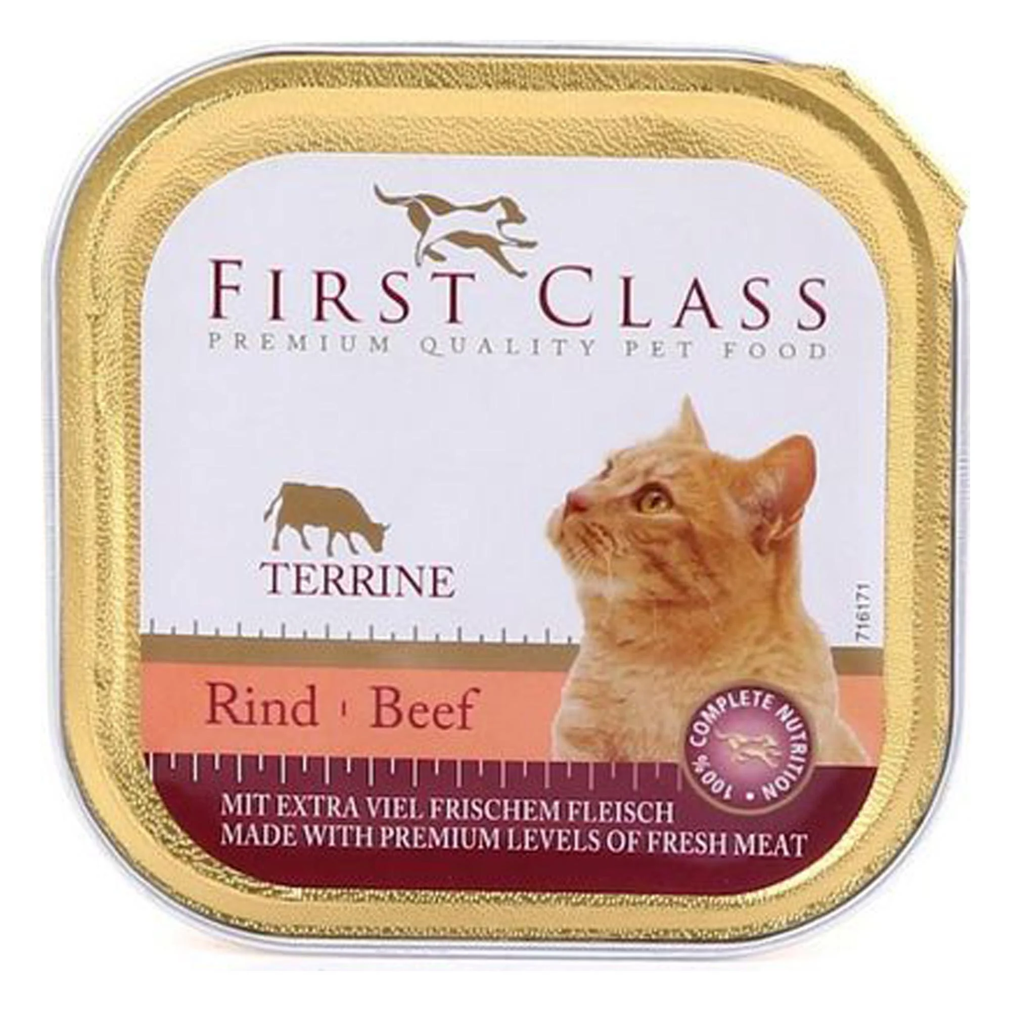 Φωτογραφία προϊόντος: First Class Cat Μοσχάρι 100g