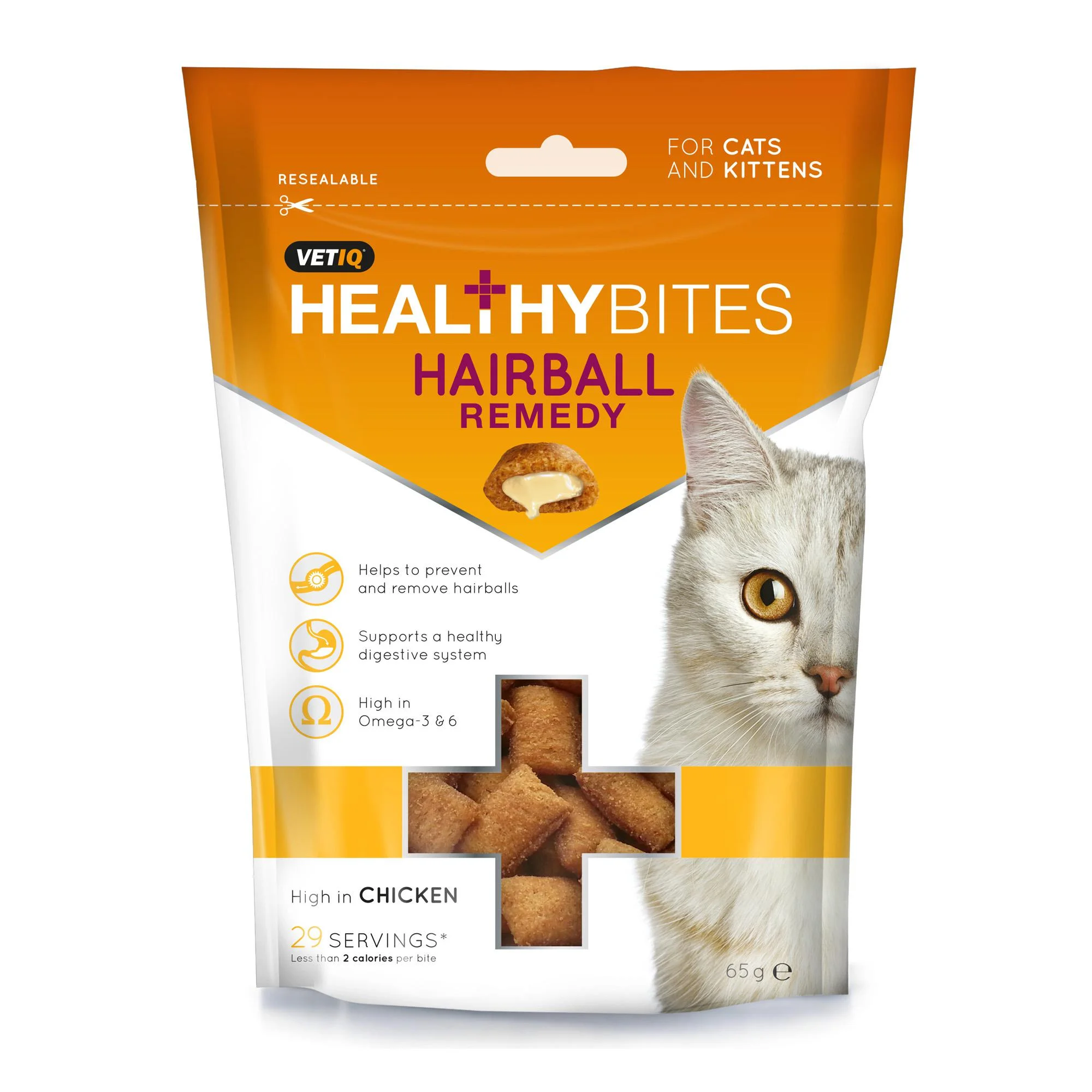 Φωτογραφία προϊόντος: Vet IQ Healthy Hairball Remedy Cats + Kittens 65gr