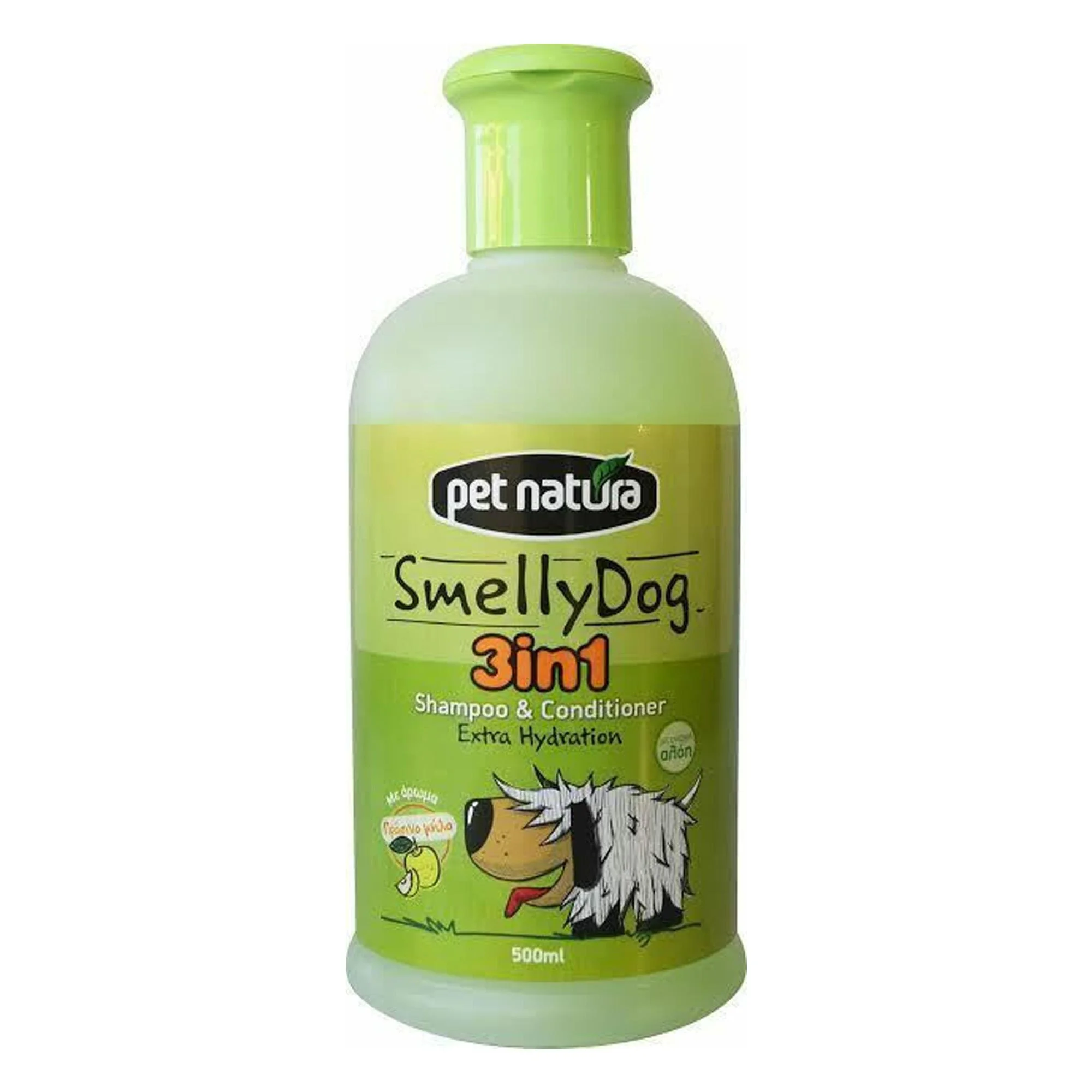 Φωτογραφία προϊόντος: Pet Natura Shampoo Aloe Smelly Dog 3in1 500ml