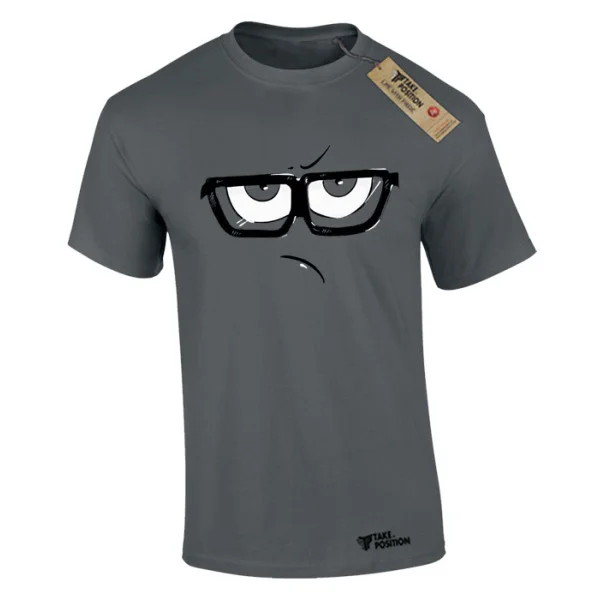 Φωτογραφία προϊόντος: Ανδρικό μπλουζάκι t-shirt βαμβακερό Takeposition So What, Γκρι σκούρο, 320-1388-08
