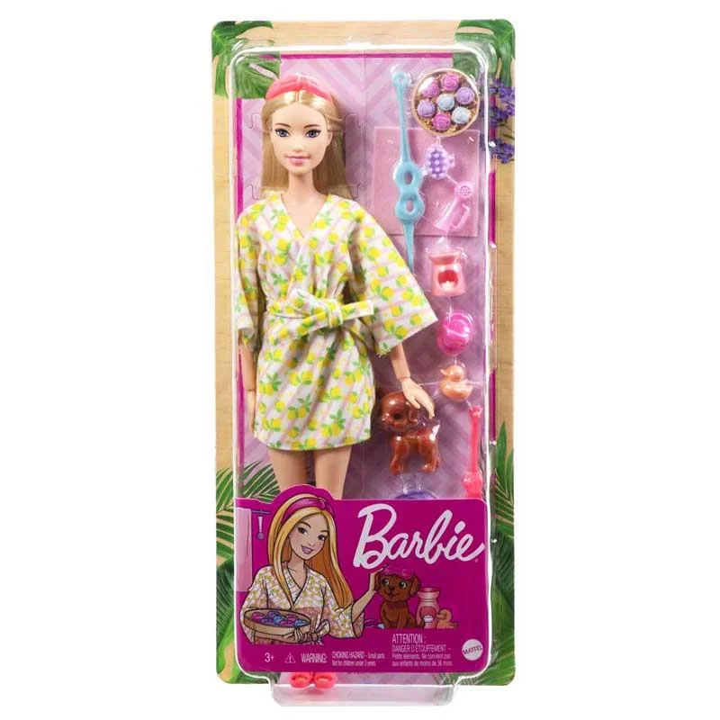 Φωτογραφία προϊόντος: Mattel Barbie Wellness – Ημέρα Ομορφιάς Κούκλα Ξανθιά - HKT90