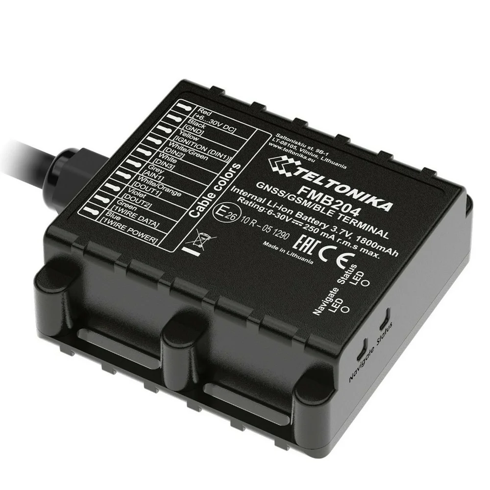 Φωτογραφία προϊόντος: Teltonika TELTONIKA FMB204 αδιάβροχο Gps tracker FMB204