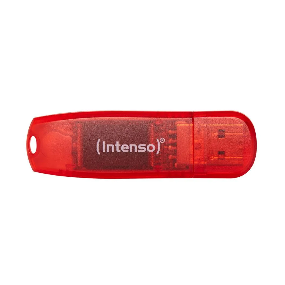 Φωτογραφία προϊόντος: Intenso USB 2.0 Stick 128GB Rainbow Line rot (3502491) (NSO3502491)