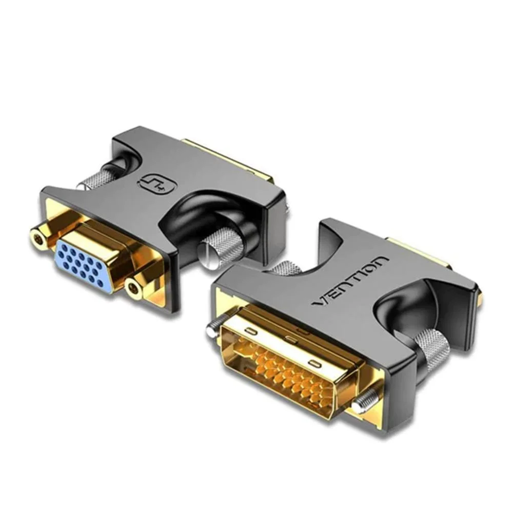 Φωτογραφία προϊόντος: VENTION DVI Male to VGA Female Adapter Black (ECFB0) (VENECFB0)