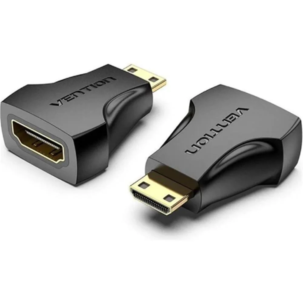 Φωτογραφία προϊόντος: VENTION Mini HDMI Male to HDMI Female Adapter Black (AISB0) (VENAISB0)