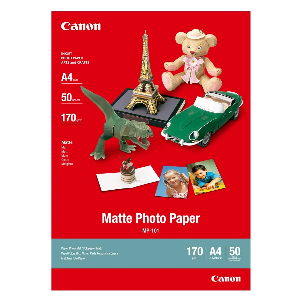Φωτογραφία προϊόντος: Canon Φωτογραφικό Χαρτί A4 Matte 170g/m² 50 Φύλλα (7981A005) (CAN-MP101A4)