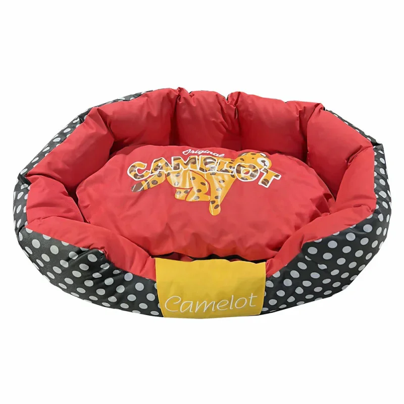 Φωτογραφία προϊόντος: Pet Camelot Κρεβατάκι Camelot Collection Κόκκινο με Πουά με Αφαιρούμενο Εσωτερικό