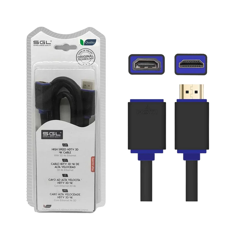 Φωτογραφία προϊόντος: SGL Kαλώδιο HDMI - A1592C-02 - Male/Female - 098012