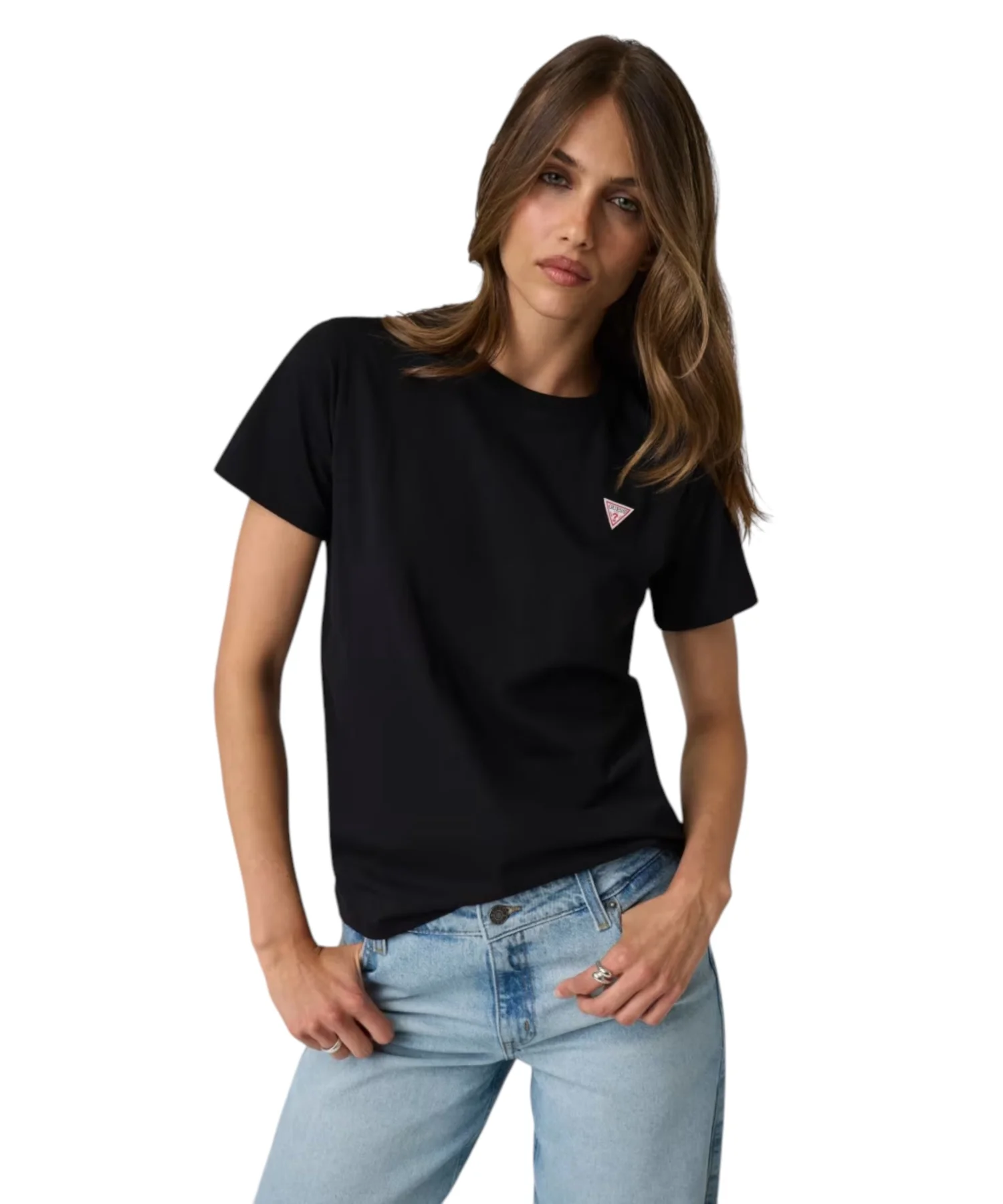 Φωτογραφία προϊόντος: Guess - Γυναικείο T-Shirt Regular Fit W4YI10J1314-JBLK Μαύρο