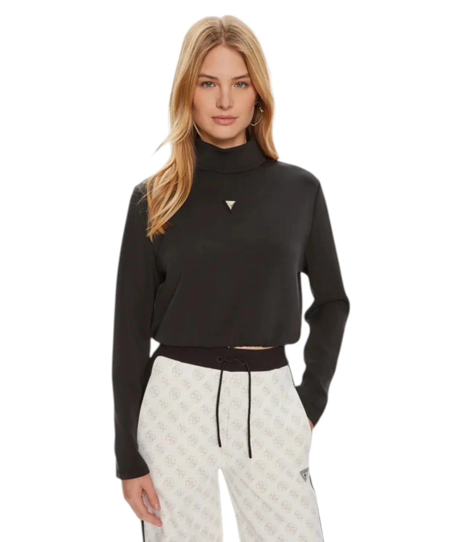 Φωτογραφία προϊόντος: Guess - Γυναικείο Φούτερ Olympe Regular Fit V4YQ05KCAY2-JBLK Μαύρο