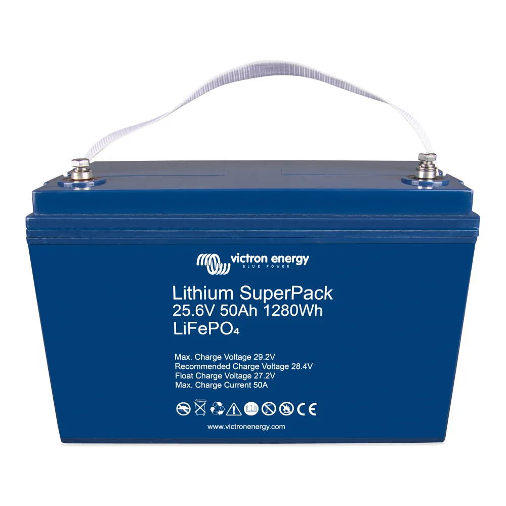 Φωτογραφία προϊόντος: Victron Energy Lithium SuperPack 25.6V/50Ah (M8)