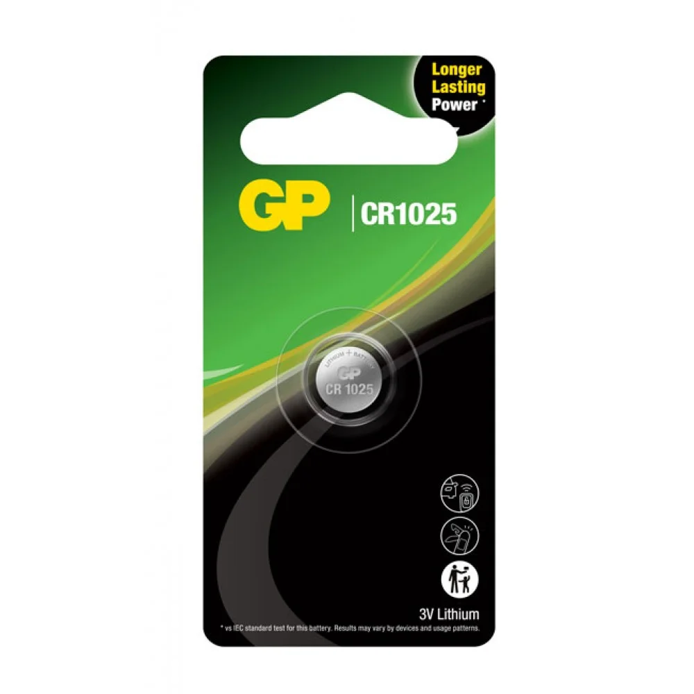 Φωτογραφία προϊόντος: GP batteries GP CR1025 μπαταρία λιθίου 3V