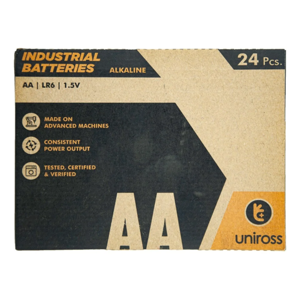 Φωτογραφία προϊόντος: Uniross αλκαλική μπαταρία Industrial AA - LR06
