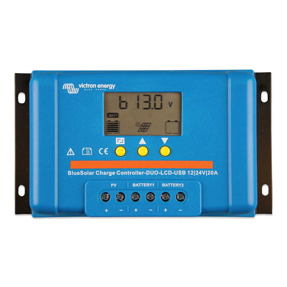Φωτογραφία προϊόντος: Victron Energy BlueSolar PWM DUO-LCD&USB 12/24V-20A