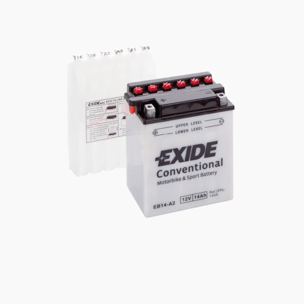 Φωτογραφία προϊόντος: Exide Technologies Μπαταρία μοτοσυκλέτας EXIDE EB14-A2 12V 14Ah