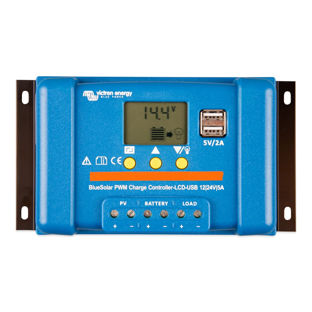 Φωτογραφία προϊόντος: Victron Energy BlueSolar PWM-LCD&USB 12/24V-5A