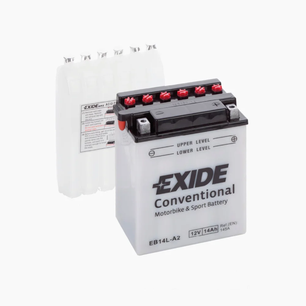 Φωτογραφία προϊόντος: Exide Technologies Μπαταρία μοτοσυκλέτας EXIDE EB14L-A2 12V 14Ah
