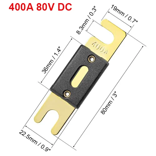 Φωτογραφία προϊόντος: OEM BAT-17567 ΑΣΦΑΛΕΙΑ ΜΠΑΤΑΡΙΩΝ 400Α ANL