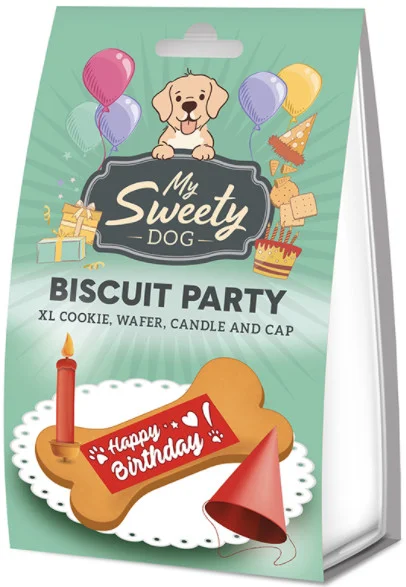 Φωτογραφία προϊόντος: My Sweety BISCUIT PARTY Dog Μπισκότο Γενεθλίων Για Σκύλους My Sweety Pet (2072370)