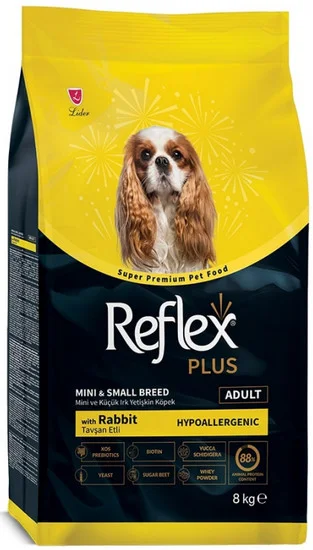 Φωτογραφία προϊόντος: Lider Reflex Plus Υποαλλεργική ξηρά τροφή για ενήλικους σκύλους μικρόσωμων φυλών με κουνέλι 8kg LIDER (2072699)
