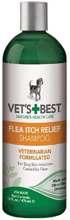 Φωτογραφία προϊόντος: Vet's best Σαμπουάν για την ανακούφιση του κνησμού από ψύλλους 470ml SIMPLE SOLUTION (2069529)