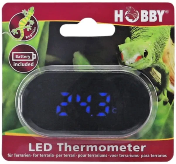 Φωτογραφία προϊόντος: Hobby Θερμόμετρο με οθόνη LED 6,5 x 1 x 3,2 cm Hobby (2072086)