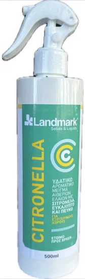 Φωτογραφία προϊόντος: Landmark Αντιπαρασιτικό σπρέϊ με σιτρονέλα 500ml LANDMARK (2069459)