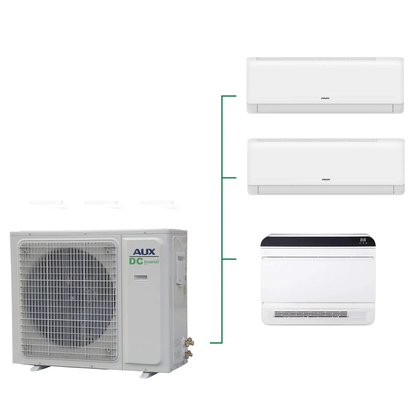 Φωτογραφία προϊόντος: Κλιματιστικό Multi AUX AM3-H27/4DR3 Μονάδα 27.000BTU + 2 Q Series 9000BTU + Kονσόλα AMCO 12000BTU
