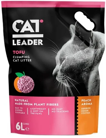 Φωτογραφία προϊόντος: Geohellas άμμος υγιεινής cat leader tofu clumbing 6.lt Geohellas (2026865)