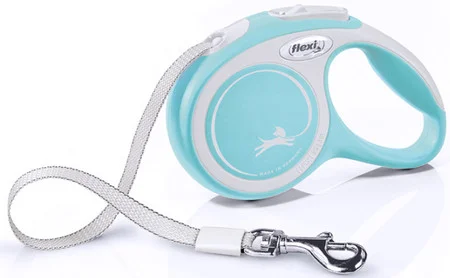 Φωτογραφία προϊόντος: Flexi αυτόματος οδηγός New Comfort Tape XS με ταινία για σκυλιά ως 12 κιλά και μήκους 3 μέτρα FLEXI (2046567)