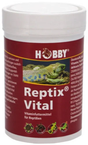 Φωτογραφία προϊόντος: Hobby reptix vital για σαρκοφάγα και παμφάγα ζώα 120gr Hobby (1087725)