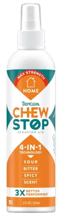 Φωτογραφία προϊόντος: Tropiclean CHEW STOP home απωθητικό σπρει μέγιστης ισχύς 4 σε 1 236ml TROPICLEAN (2070490)