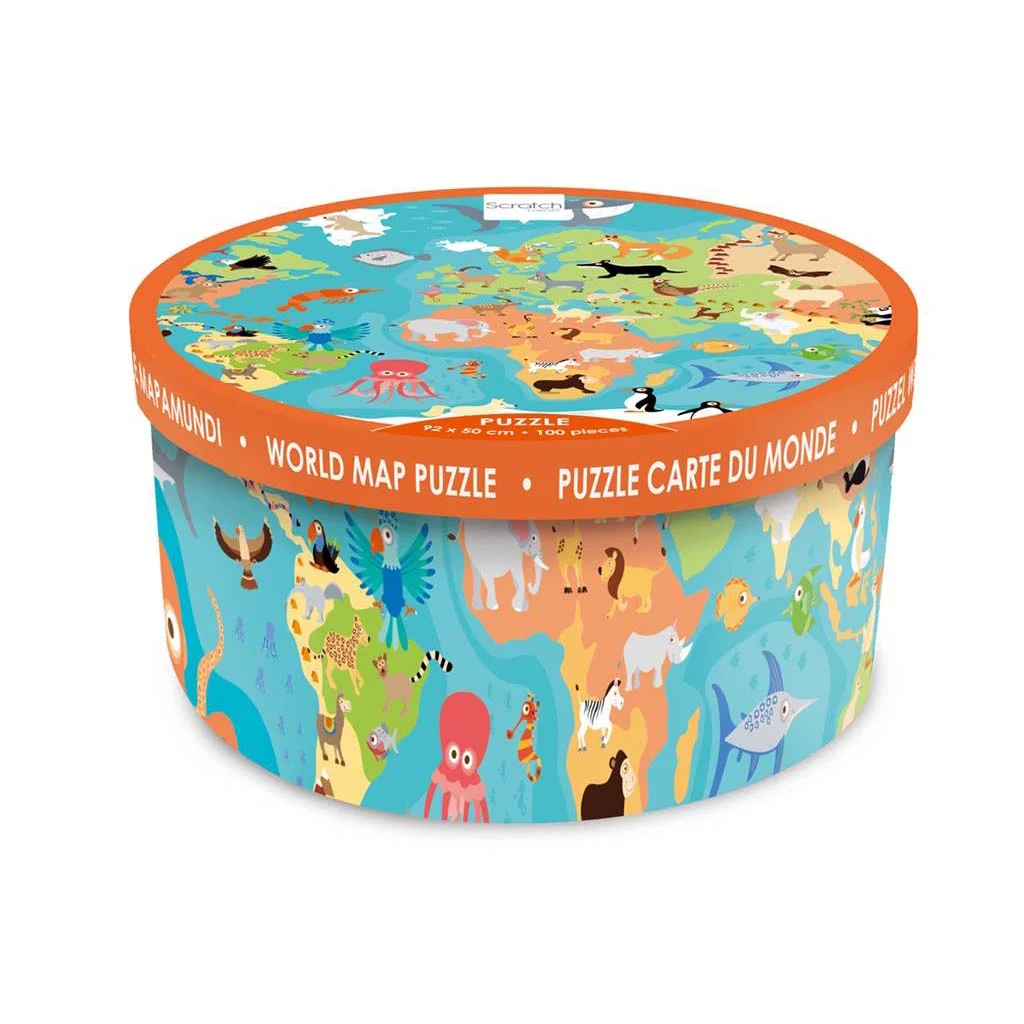 Φωτογραφία προϊόντος: Scratch PUZZLE XXL ANIMALS OF THE WORLD 100pcs