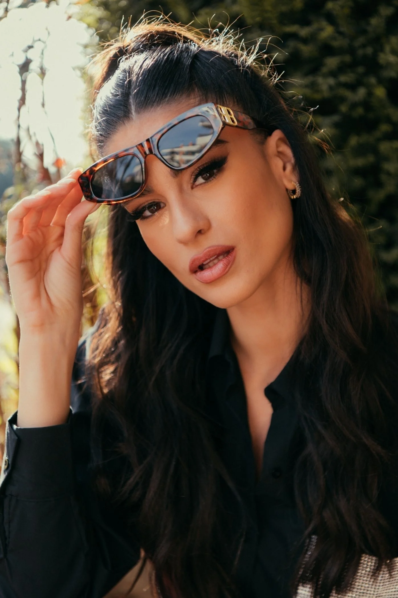 Φωτογραφία προϊόντος: Antithesis Clothing Γυαλιά Ηλίου Annie Με Χρυσή Λεπτομέρεια - Animal Print