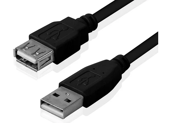 Φωτογραφία προϊόντος: OEM Καλώδιο USB Α Αρσενικό σε USB A Θηλυκό USB 2.0 Μήκος 3m