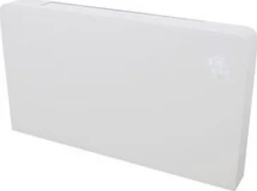 Φωτογραφία προϊόντος: PHNIX PFP-100V-CW Fan Coil Glass νερού ψύξης-θέρμανσης 4,35kw-9,4kw με Άσπρο Τζάμι