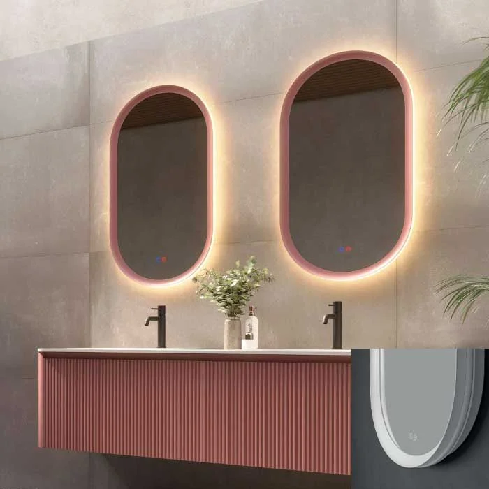 Φωτογραφία προϊόντος: Καθρέπτης led Imex Milano MILA036/90BL 50x90Υ χρώμα λευκό ματ αντιθαμβωτικός