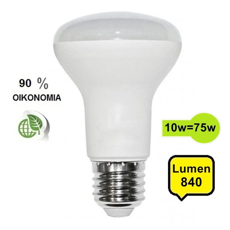 Φωτογραφία προϊόντος: RED POINT Λάμπα LED R63 καθρέπτου E27 10W 840 Lumen Λευκό Φώς