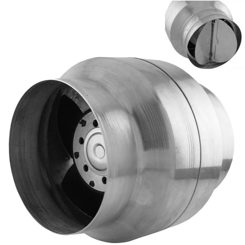 Φωτογραφία προϊόντος: MMOTORS 240m3/h Φ120 Εξαεριστήρας Υψηλών Θερμοκρασιών με κλαπέ φυγοκεντρικός σώλήνων (V0Κ 150/120)