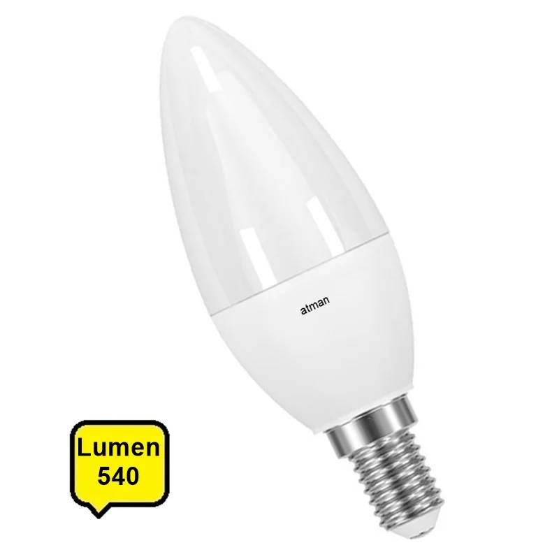Φωτογραφία προϊόντος: ATMAN Λάμπα E14 LED 6Watt 540 lum Φώς Θερμό