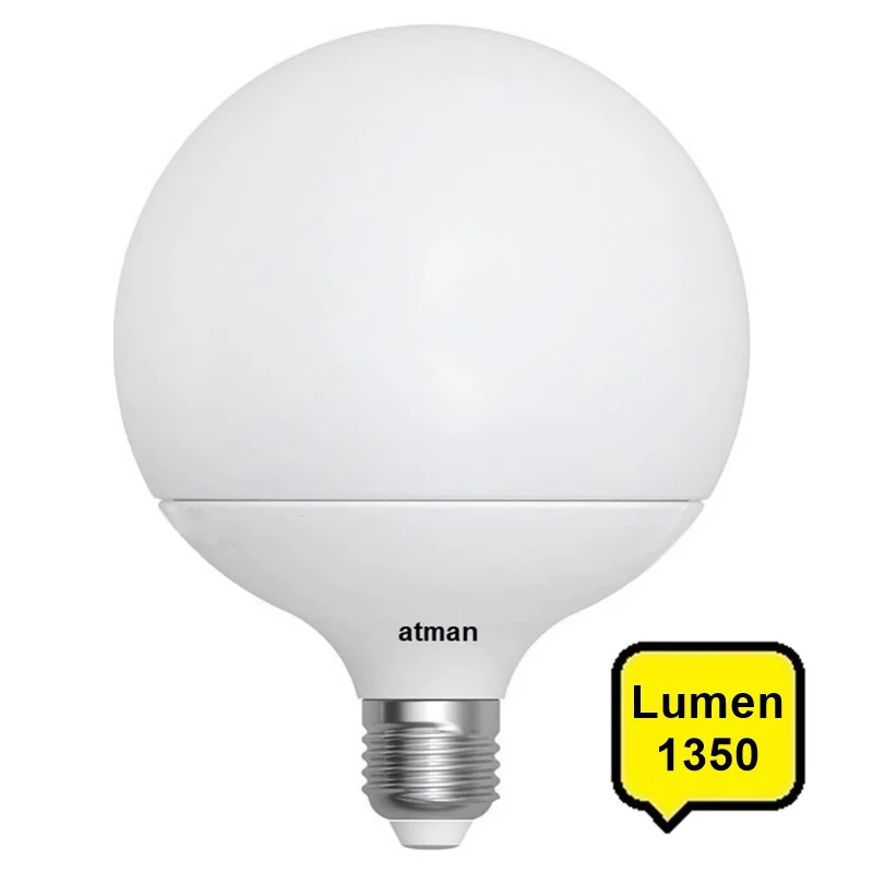 Φωτογραφία προϊόντος: ATMAN Λάμπα LED Globe G120 E27 15W 1350 Lumen Φώς Λευκό