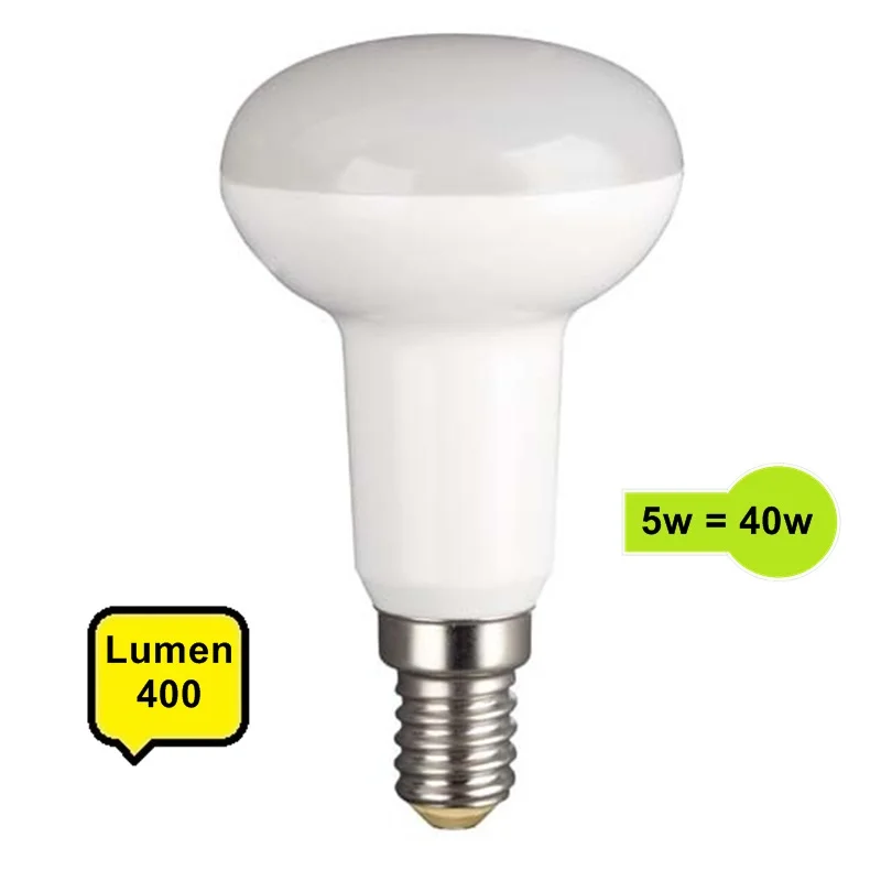 Φωτογραφία προϊόντος: RED POINT Λάμπα LED R50 καθρέπτου E14 5W 400 Lumen Θερμό Φώς