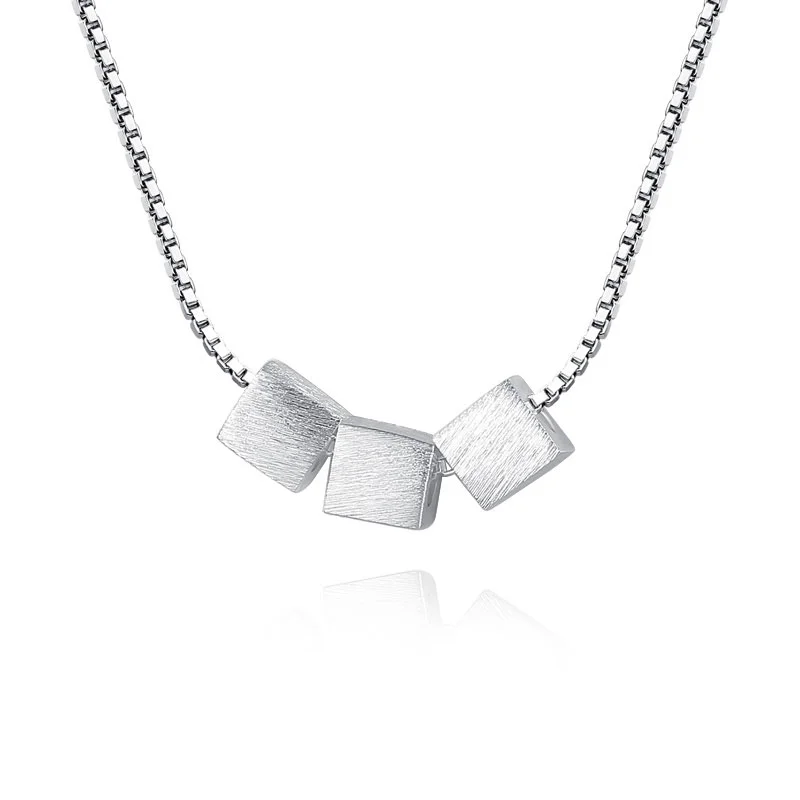 Φωτογραφία προϊόντος: Peach Jewelry Κόσμημα κύβος Ασημένιο με Ζιρκόνιά