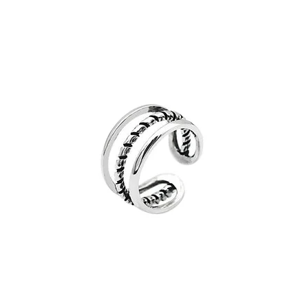 Φωτογραφία προϊόντος: Peach Jewelry Δαχτυλίδι Ασήμι 925 Minimal Τριπλό