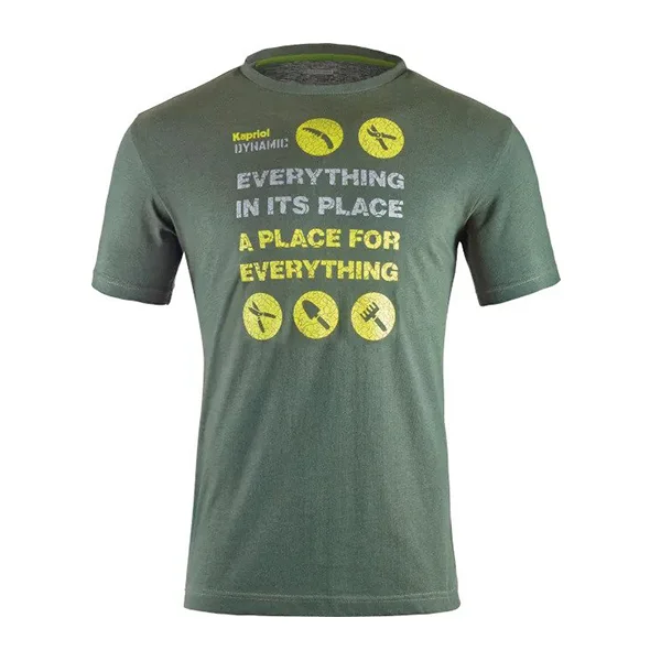 Φωτογραφία προϊόντος: KAPRIOL ΜΠΛΟΥΖΑ T-SHIRT ENJOY ΣΚΟΥΡΟ ΠΡΑΣΙΝΟ M