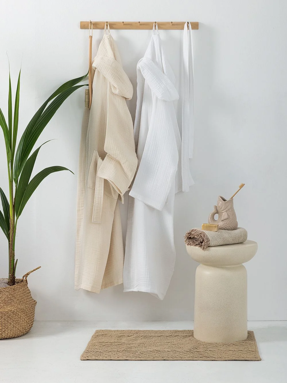 Φωτογραφία προϊόντος: Palamaiki Μπουρνούζι Bath Collection MOUS WHITE