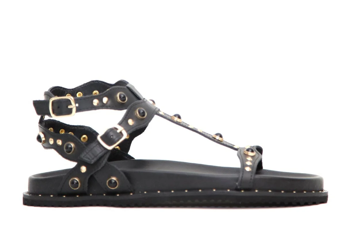 Φωτογραφία προϊόντος: Anteos Shoes Anteos Mode 26-4074 Γυναικεία Σανδάλια από Δέρμα σε Μαύρο χρώμα Ανατομικά