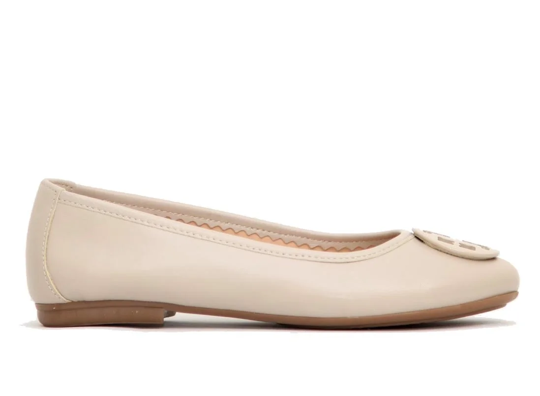 Φωτογραφία προϊόντος: Anteos Shoes 14121 Γυναικείες Μπαλαρίνες από Δέρμα σε Μπεζ χρώμα