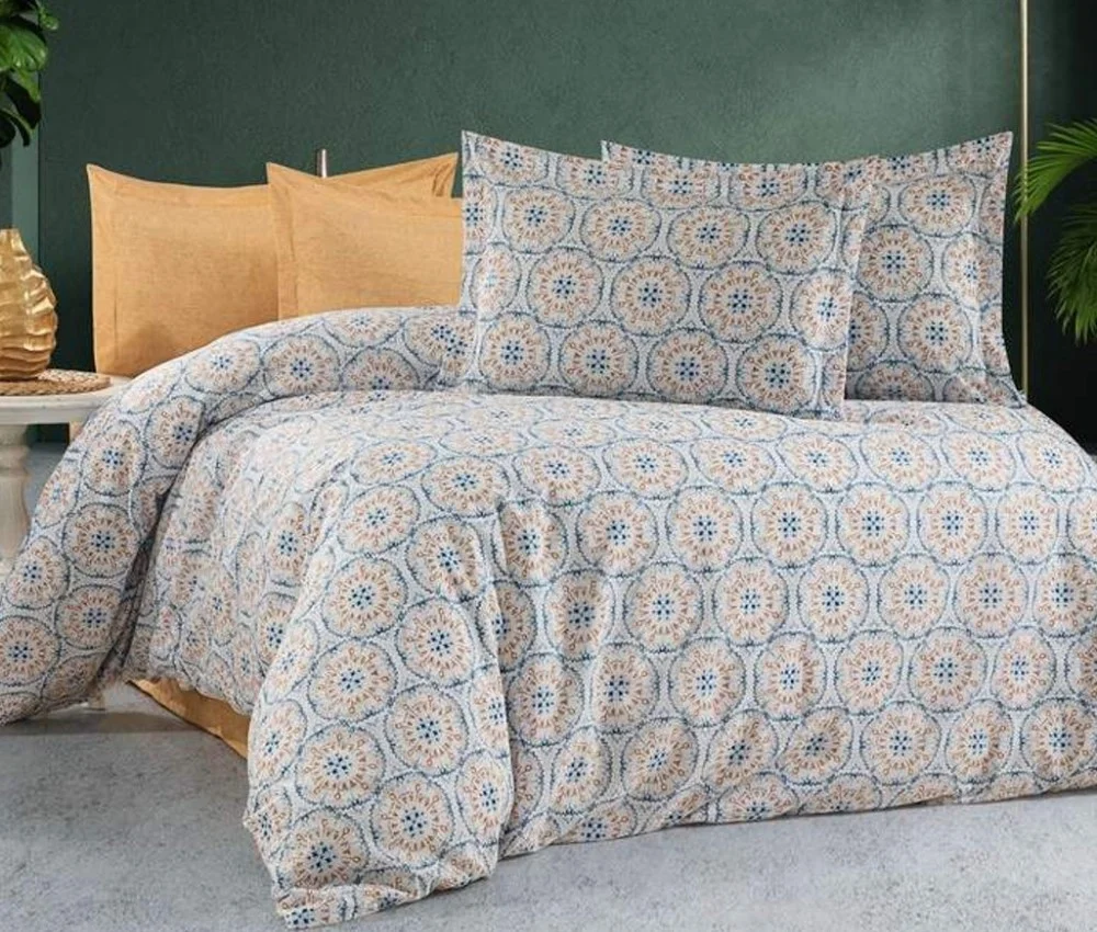 Φωτογραφία προϊόντος: MayHome Σετ Παπλωματοθήκη Polycotton Διπλή (Π: 200cm x Μ: 240cm) – 2520816419 Γεωμετρικό