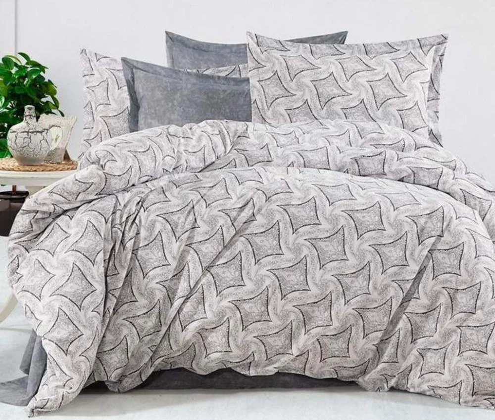 Φωτογραφία προϊόντος: MayHome Σετ Παπλωματοθήκη Polycotton King Size (Π: 260cm x Μ: 240cm) - 2520126423 Γεωμετρικό